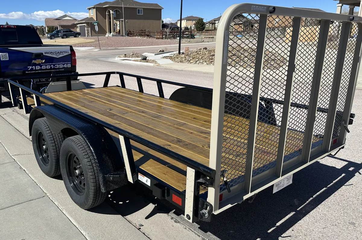 2025 RawMaxx 7x14 Utility Trailer for rent in Colorado Springs